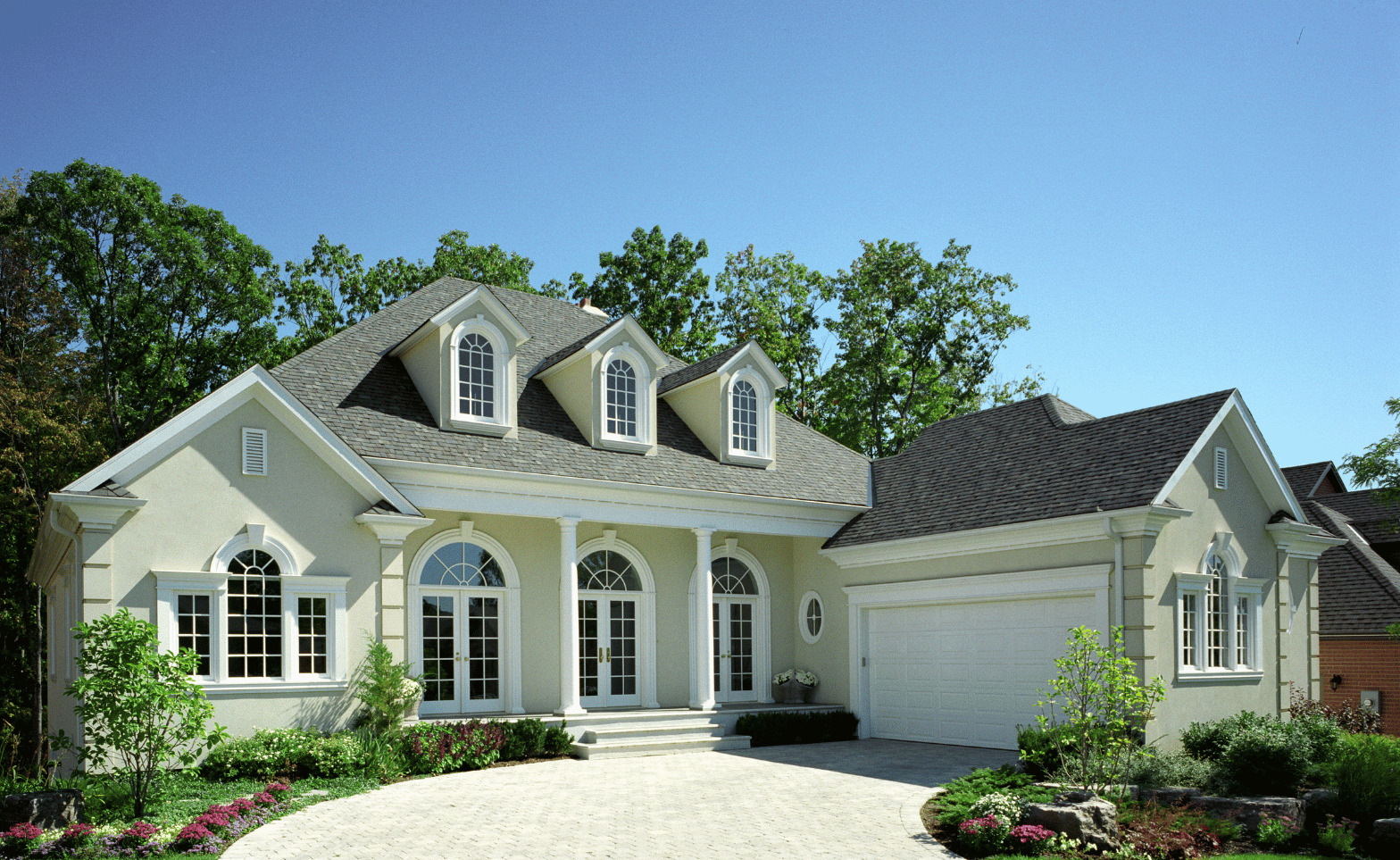 gray home with exterior painting